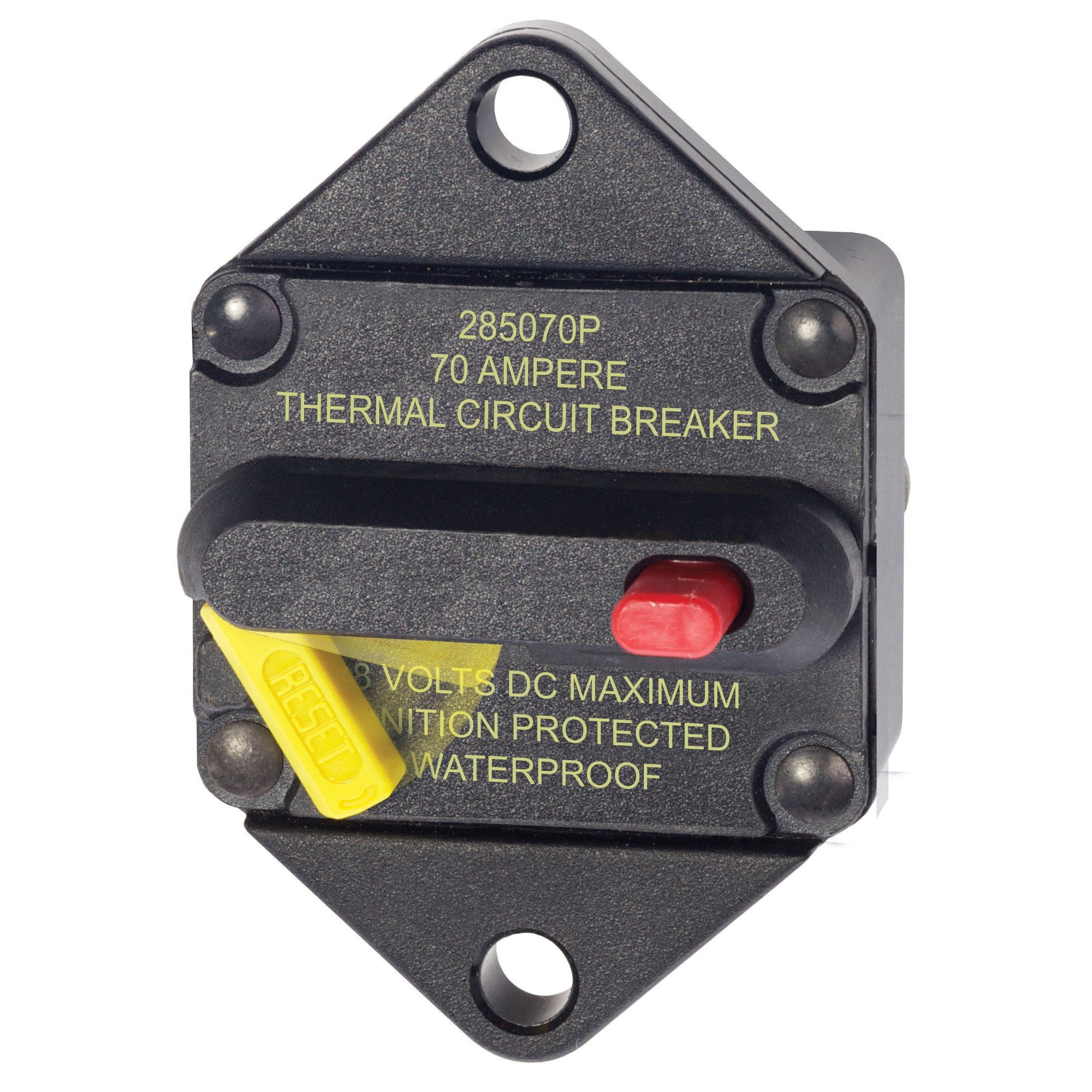 Eaton Bussmann 285 Series Hi-Amp Panel Mount Circuit Breaker 70A