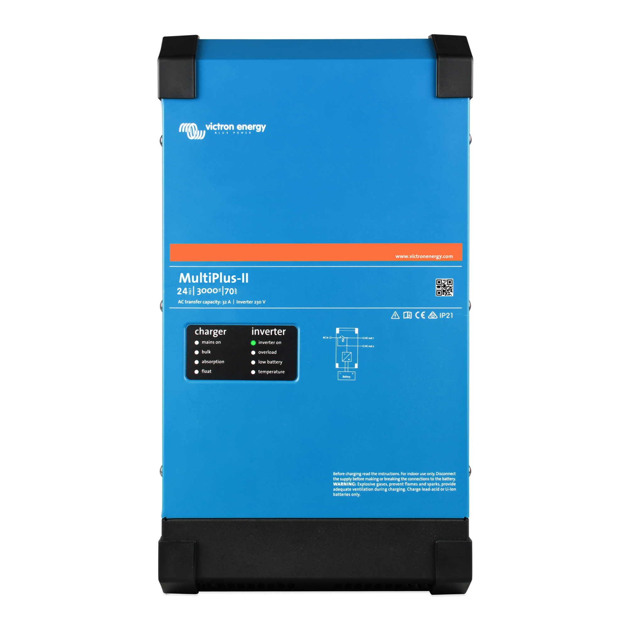 Victron Energy MultiPlus-II 24/3000/70-50 120V (UL 458)