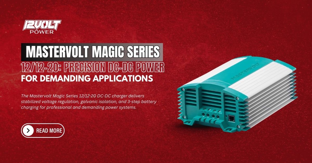Mastervolt Magic Series 12/12-20: Precision DC-DC Power for Demanding Applications