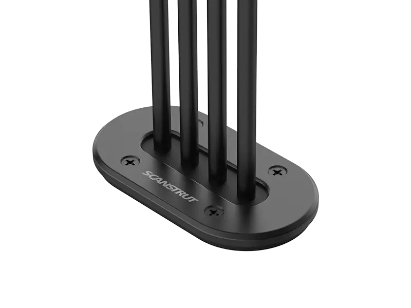 Scanstrut DS-LP-MULTI-BLK Low Profile Cable Seal, AnodizedAluminum - Black