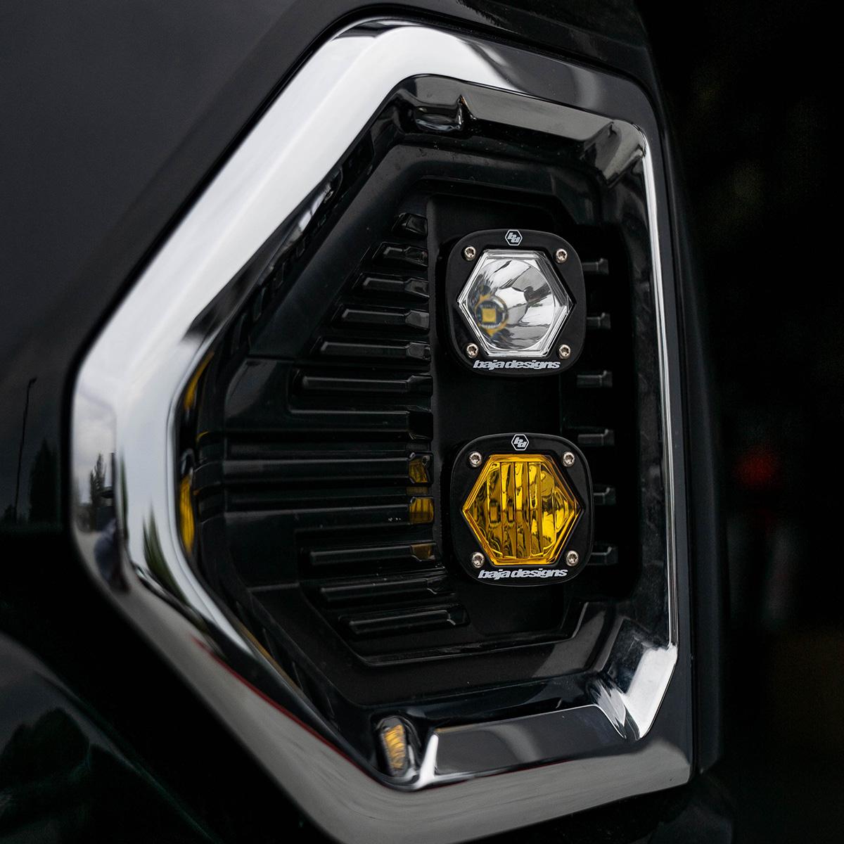 GMC 1500 (19-On) Clear Spot/Baja Amber W/C FPK Baja Designs - Image 4
