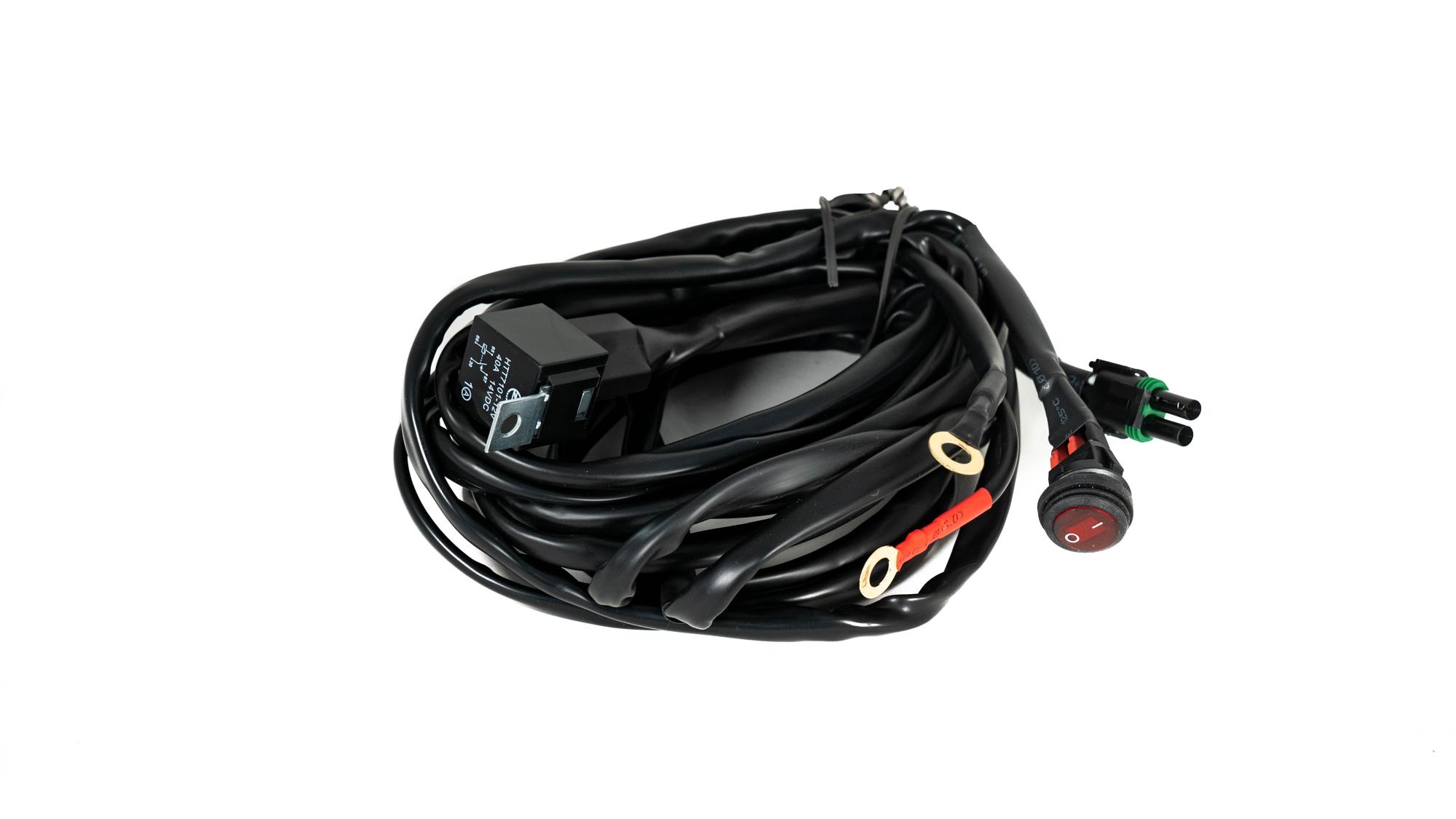 Squadron/S2/S1 On/Off 2-Pin Single Light Wiring Harness Baja Designs